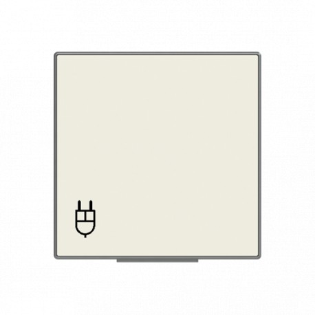 Niessen 2CLA858810A1101 Tapa schuko con cubierta abatible BL